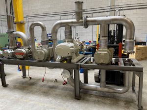 Vacuumpompen t.b.v. centraal vacuümsysteem